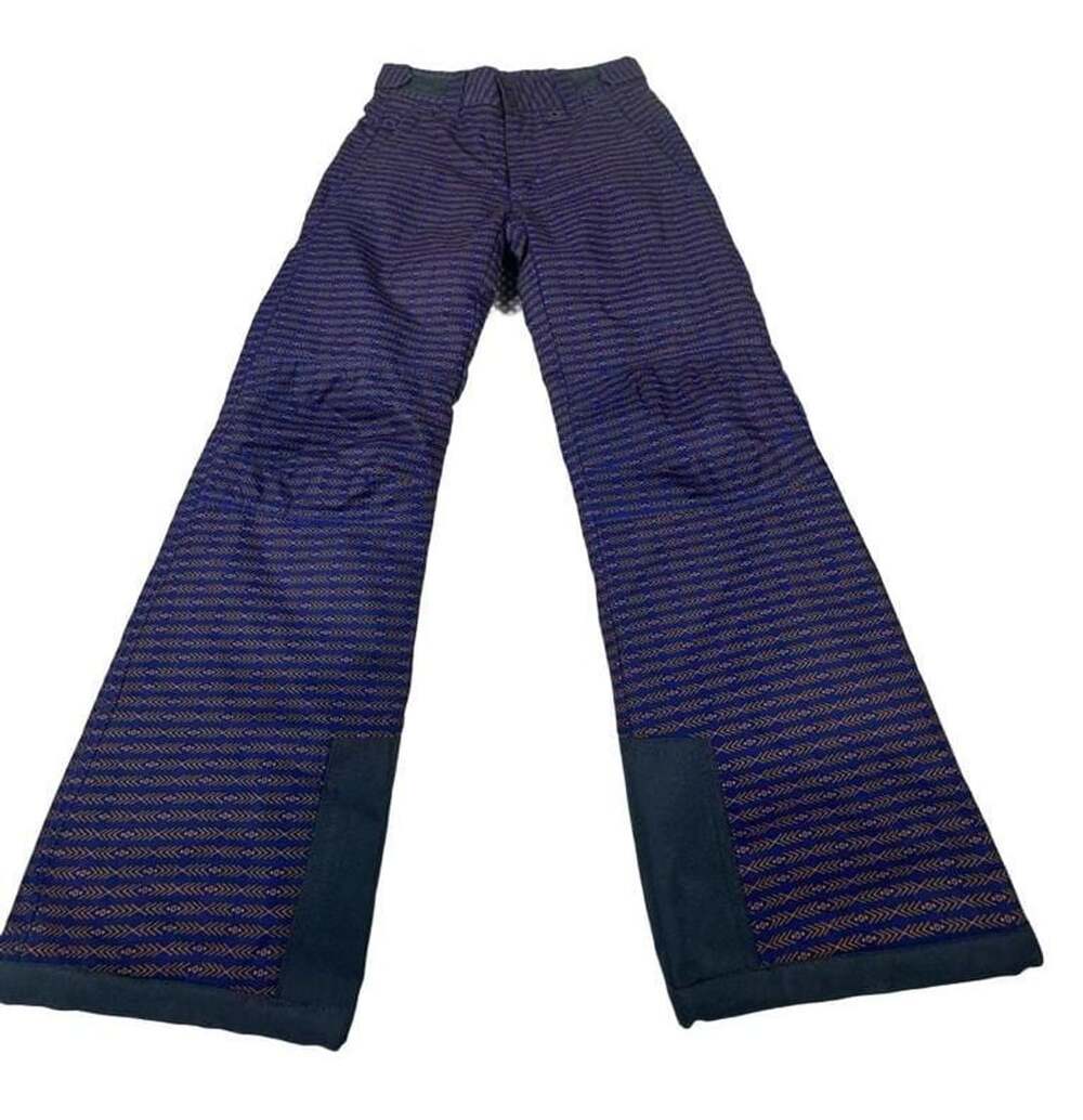 Arctix Kids Youth Geometric Blue Orange Snow Ski Snowboard Pants